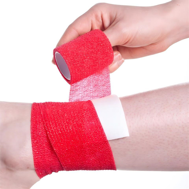 Fillteán Bandage Féinghreamaitheach – Timfhilleadh Comhbhrúite Láimhe, Breathable, Comhtháthaithe
