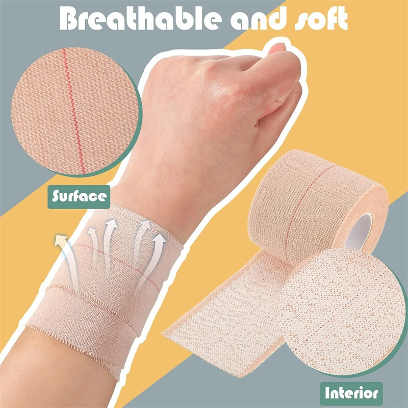 Téip Teiripeach Leaisteacha (EAB) - Sín Bandage Greamaitheach le haghaidh Comhbhrú agus Tacaíocht Téip Teiripeach Leaisteacha (EAB) - Sín Bandage Greamaitheach le haghaidh Comhbhrú agus Tacaíocht