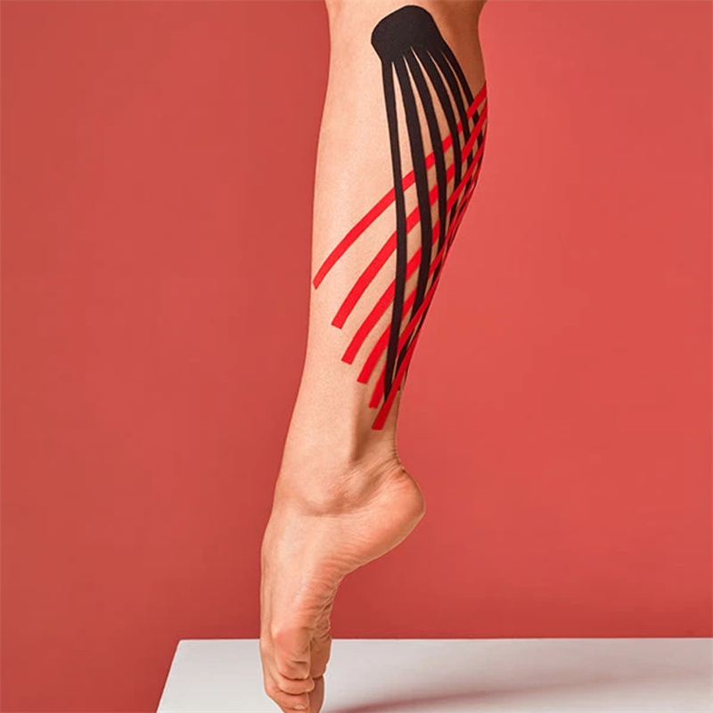 Téip Kinesiology Breathable le haghaidh Spóirt | Téip Tacaíochta Matáin Frithsheasmhach in aghaidh Allais le haghaidh Siúntaí agus Aisghabháil Téip Kinesiology Breathable le haghaidh Spóirt | Téip Tacaíochta Matáin Frithsheasmhach in aghaidh Allais le haghaidh Siúntaí agus Aisghabháil