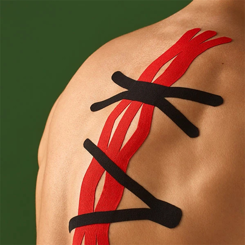 Téip Kinesiology Breathable le haghaidh Spóirt | Téip Tacaíochta Matáin Frithsheasmhach in aghaidh Allais le haghaidh Siúntaí agus Aisghabháil Téip Kinesiology Breathable le haghaidh Spóirt | Téip Tacaíochta Matáin Frithsheasmhach in aghaidh Allais le haghaidh Siúntaí agus Aisghabháil