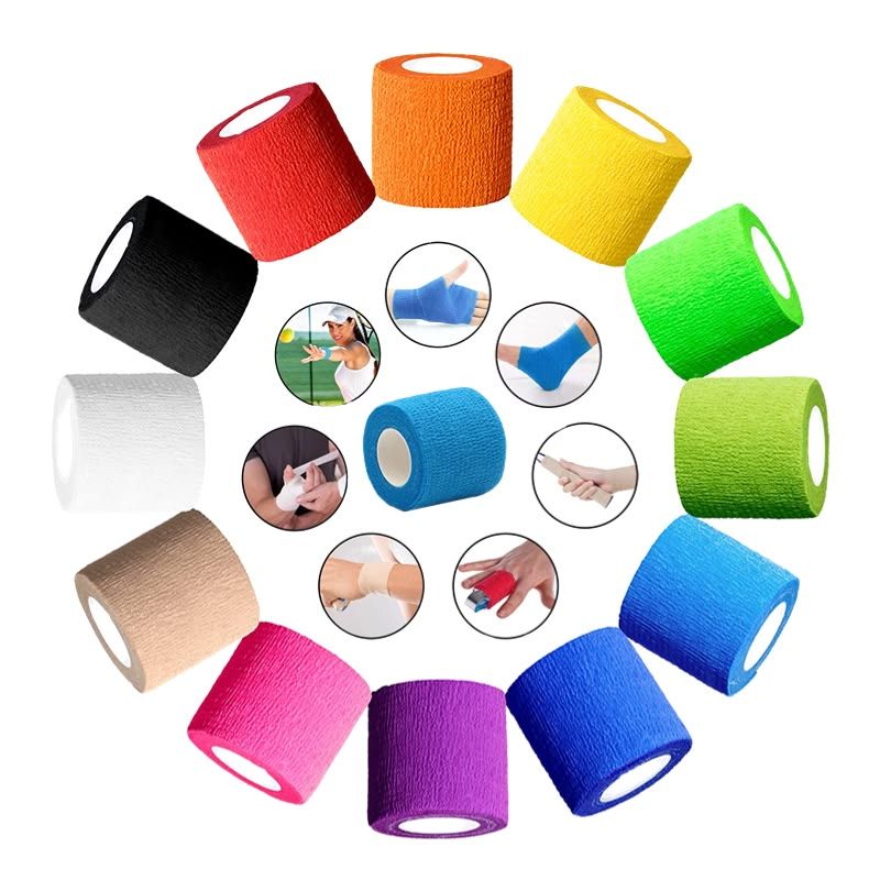 Timfhilleadh Comhtháite Bandage le haghaidh Spóirt agus Garchabhair - Timfhilleadh Comhbhrúite Féinchloí (2.5cm, 5cm, 7.5cm, 10cm)
